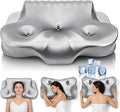 Dayme Orthopedic Memory Foam Pillows –Cooling Neck Pillow that Actually Cools,Cervical Support Pillow for Neck Pain Relief,Cervical Pillow for All Sleep Positions,Ergonomic Pillow,Cooling Pillow,Gray