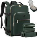 LOVEVOOK 50L Travel Backpack Flight Approved Carry on Backpack,3 Packing Cubes,Waterproof Personal Item Travel Bag,TSA Carry on Luggage Suitcase Travel Essentials,Gifts for Women & Men,fits 18" Laptop
