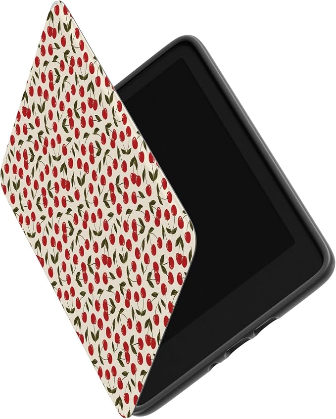 Casely Kindle Case | Cherry on Top | Red Cherry | Compatible with 7" Kindle Colorsoft and 7" Kindle Paperwhite (12th Geneneration 2024 Models)