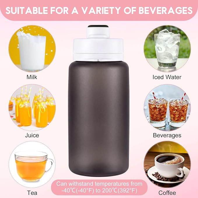LemonRoad 2 Pcs 19 oz Silicone Collapsible Water Bottle Portable Foldable Water Bottle Leakproof with Carabiner Reusable Lightweight for Travel Sport Hiking Camping Cycling Office(Pink Gray)
