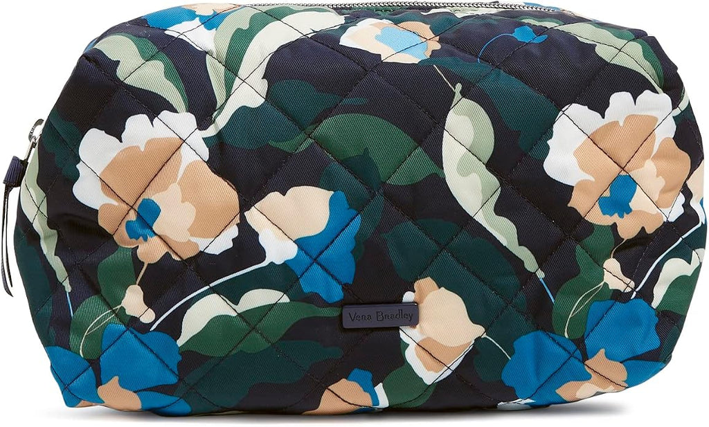 Vera Bradley Women's Performance Twill Large Cosmetic Makeup Organizer Bag