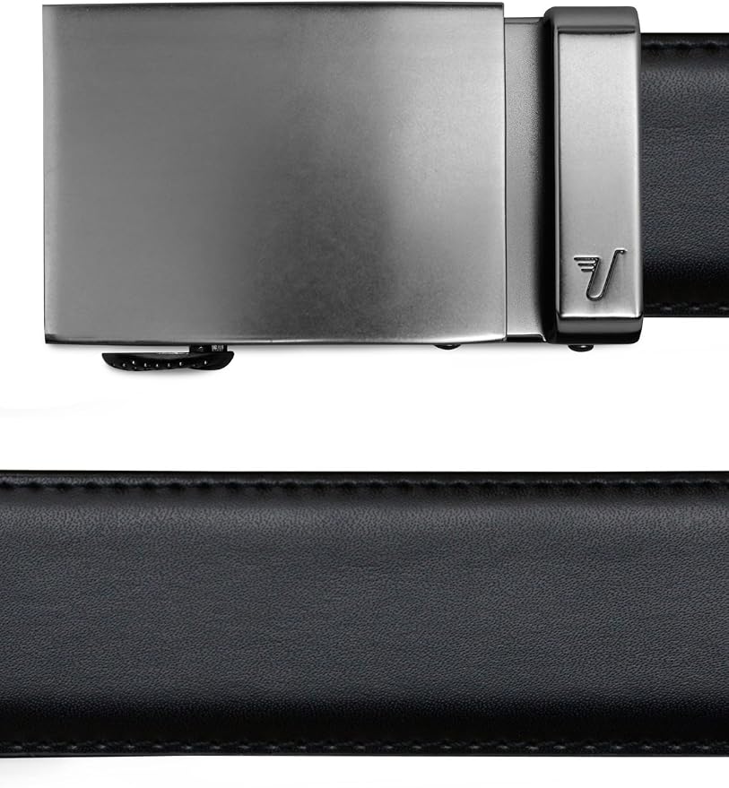 Mission Belt Men's Leather Ratchet Belt, 40mm Metal Collection