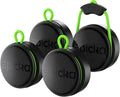 Epicka Tracker Tags with Integrated Adjustable Strap, 2-Year Long Battery Item Finder Works with Apple Find My (iOS Only), NFC & IP67 Waterproof Smart Tag for Keys, Luggage, Bike, Pets, 4 Pack, Black