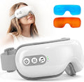 Eye Massager with Heat and Cooling, Heated Eye Mask for Dry Eyes & Sleep, Cooling Gel Mask for Puffiness, Bluetooth Music 5 Modes Cordless Foldable, Relax Gift for Women Men