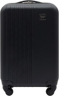 Travelers Club Cosmo Luggage, Black-20, 20-Inch