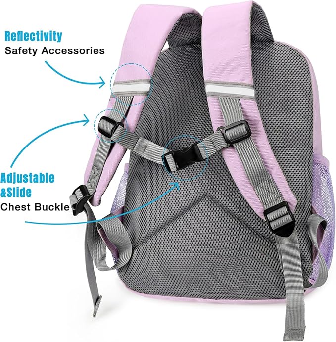 STEAMEDBUN Kids Backpack for Girls,Kindergarten Backpack for Toddler Girls Age 3-6