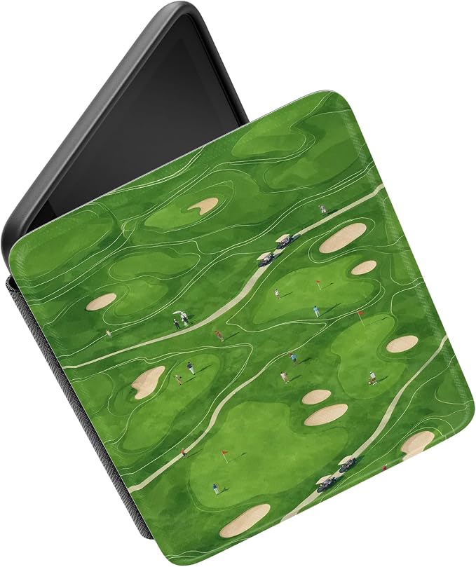 Casely Kindle Case | Clubhouse | The Back Nine | Compatible with 7” Kindle Colorsoft and 7” Kindle Paperwhite (12th Gen 2024 Models)