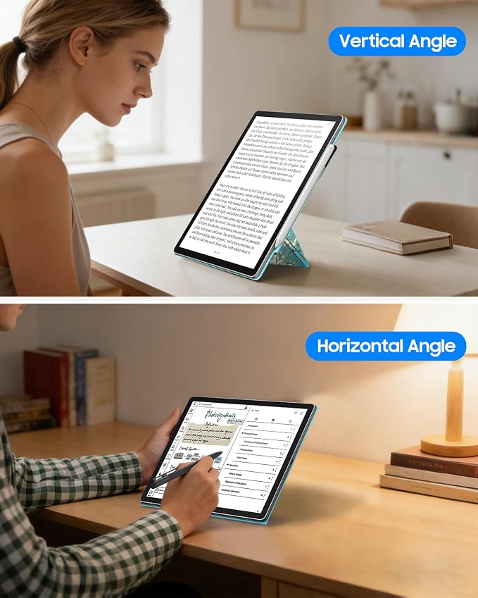 Fintie Case for 11" Kindle Scribe 2025 (3rd Gen) and Kindle Scribe Colorsoft 2025 (1st Gen), Slim Lightweight Multi-Viewing Angles Stand Detachable Magnetic Cover with Pen Buckle, Blossom