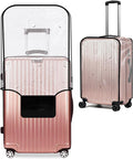 JZRSuitcase 30-inch Luggage Cover Protector Clear PVC Waterproof Suitcase Covers, Travel Luggage sleeves protective Tsa Approved