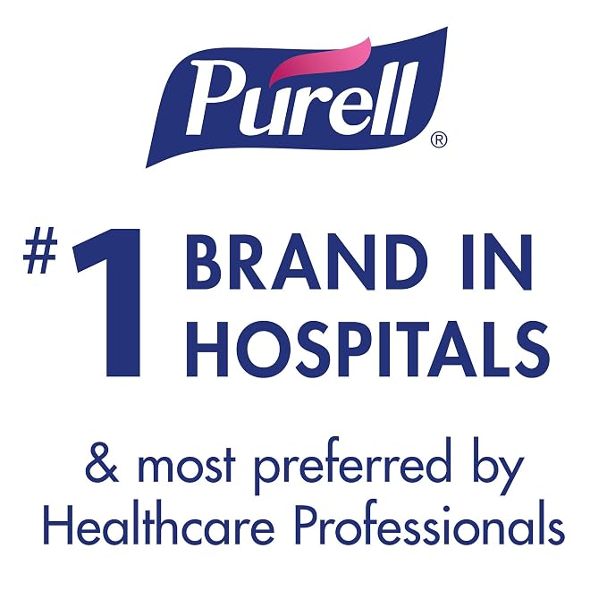 Purell Advanced Hand Sanitizer Refreshing Gel, Clean Scent, 2 fl oz Travel Size Flip Cap Bottle (Pack of 6) – 3155-04-EC