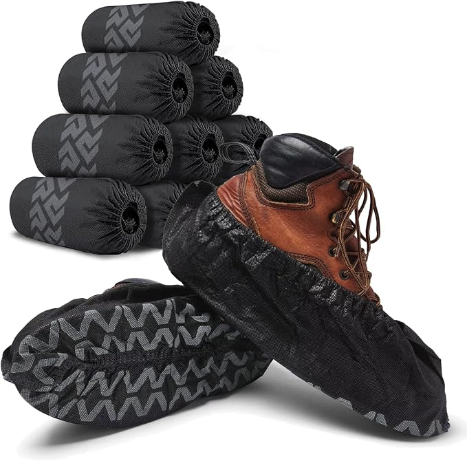 X-Large Disposable Boot & Shoe Covers Non Slip Durable Fits Virtually Most Shoes Case of 1000