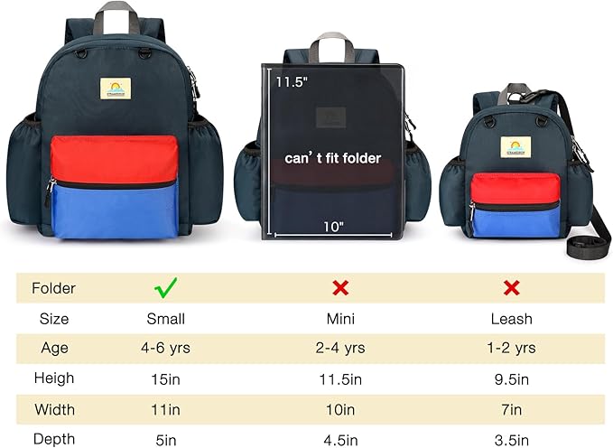 STEAMEDBUN Toddler Backpack for Boys 2-4: Kids Backpack Boys Girls - Preschool Kindergarten Daycare Backpacks - 12 inch