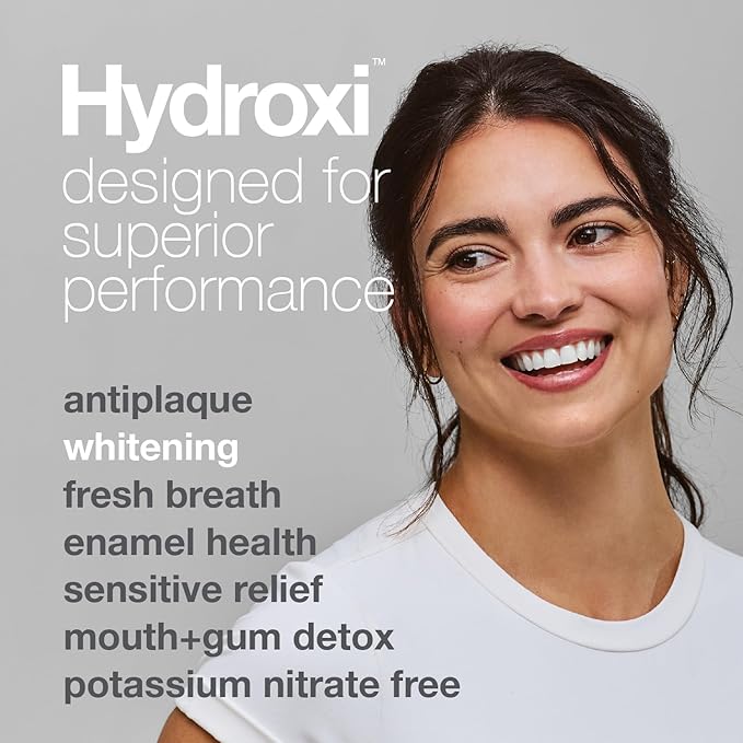 Davids Hydroxi Fluoride Free Nano Hydroxyapatite Toothpaste for Remineralizing, Sensitive Support, Whitening, Antiplaque, SLS Free, Natural Peppermint, Made in USA, 1.75oz (Travel Size)