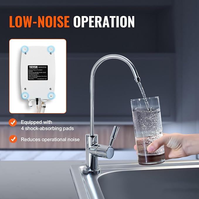 VEVOR Bottled Water Dispenser Pump System, 5 Gallon Dispensing System, Automatic Electric Water Dispenser, Single Inlet Water Jug Pump, Compatible Use with Coffee/Tea Machine, Refrigerator, Ice Maker