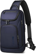 hk Sling Bag for Man, Waterproof Utility Crossbody Bag with Anti-theft Pocket for Men
