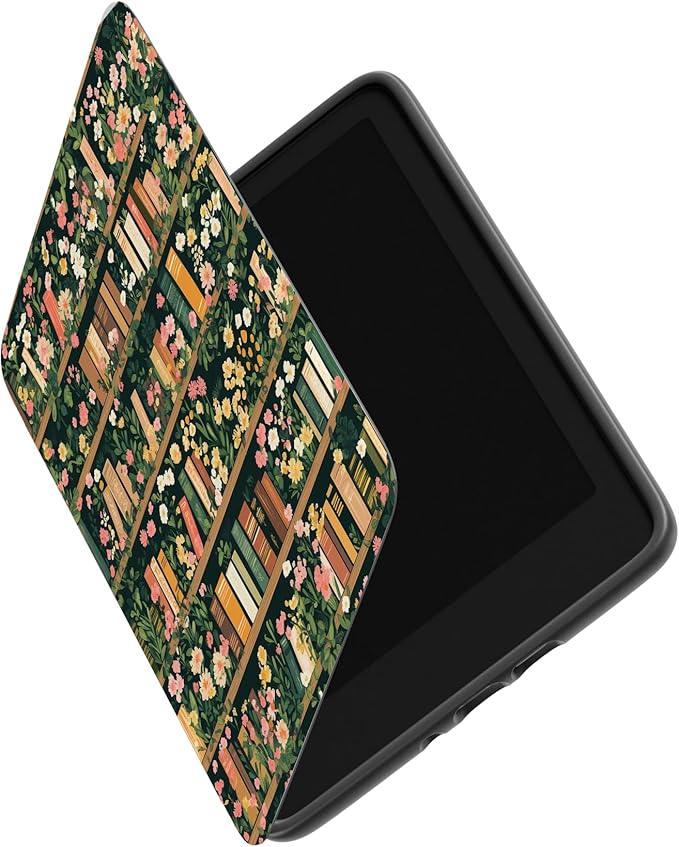 Casely 6" Kindle Case | Book Nook | Floral Library | Compatible with 6-inch Amazon Kindle 2024/2022 (11th Generation)
