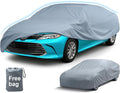 Leader Accessories Car Covers for Automobiles All-Weather Limited Waterproof, Breathable Full-Exterior Covers for Indoor and Outdoor Use, Fits Sedans 171"-185"