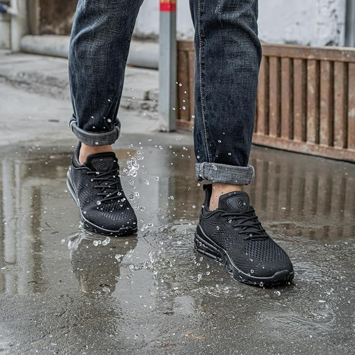 LARNMERN Men Chef Non Slip Waterproof Work Shoes Slip-on | Anti Slip Water Resistant Kitchen Shoes Restaurante Food Service Water Proof Walk Sneaker Zapatos Trabajo Antideslizantes