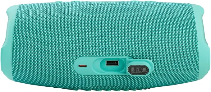 JBL CHARGE 5 - Portable Waterproof (IP67) Bluetooth Speaker with Powerbank USB Charge out, 20 hours playtime, JBL Partyboost (Teal)
