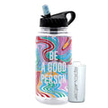 Epic Water Filters Nalgene OG Water Bottle with Filter, USA Made, BPA Free, Removes 99.99% Tap Water Contaminants, Forever Chemicals, BAGP Art, 32 oz