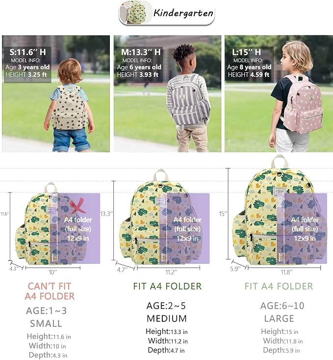 atgark Corduroy Toddler Backpack for Boys 2-5: Preschool Backpack for Boys