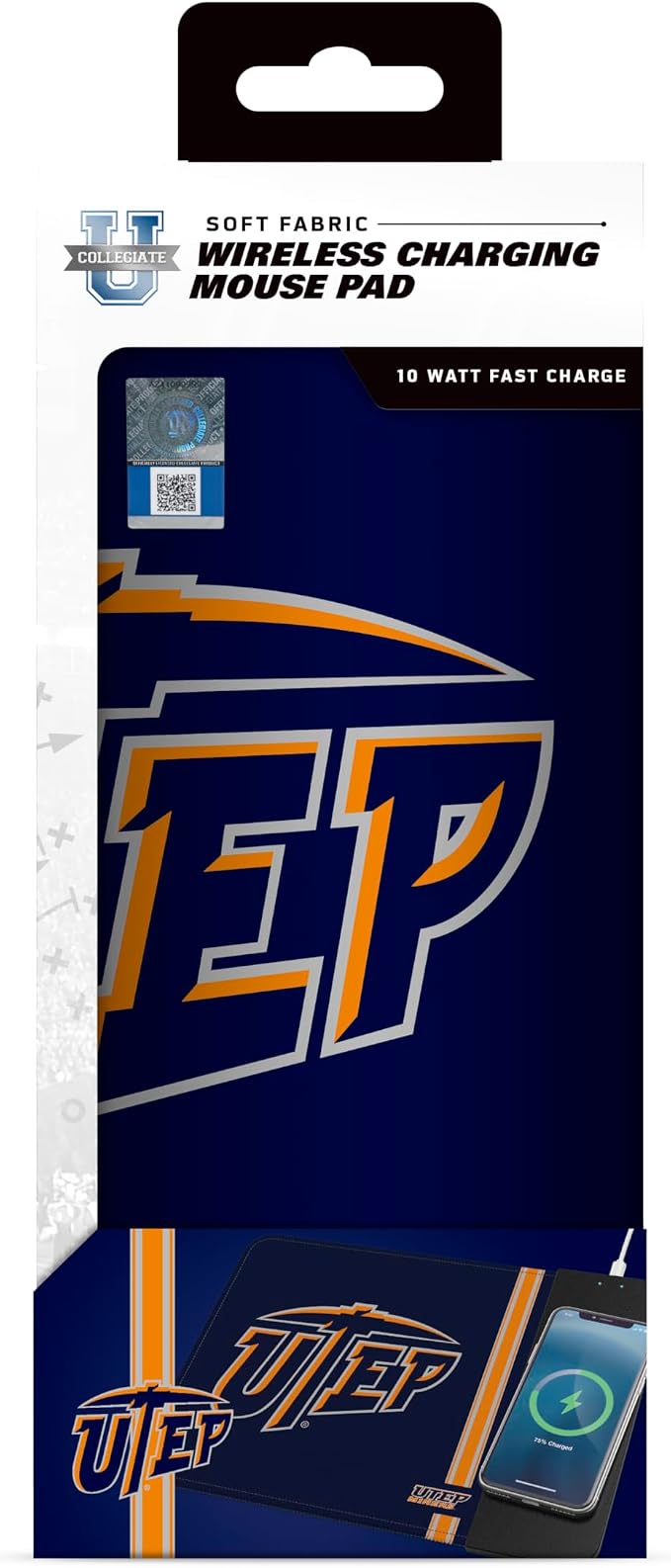 SOAR NCAA Unisex Cell Phone Wireless Charging Mouse Pad