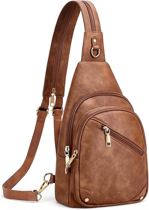 SYTRAH Anti Theft Sling Bag for Women, RFID Crossbody Purses Convertible Sling Backpack, Cross Body Purse Chest Bag