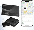 Wallet Tracker Card,Thin Finder, Item Finder Works with Apple Find My (iOS Only), IP68 Waterproof Item Locator for Luggage Tags, Passports, Bags (1 Black)