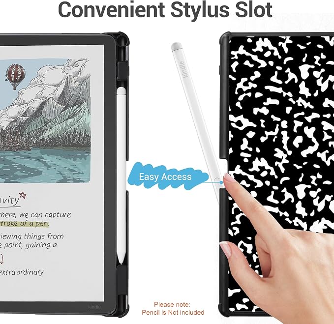 CoBak Case for 11" Kindle Scribe 3rd Generation 2025, Kindle Scribe Colorsoft - All New PU Leather Cover with Auto Sleep Wake, Pen Holder for Scribe 11" 2025 Released