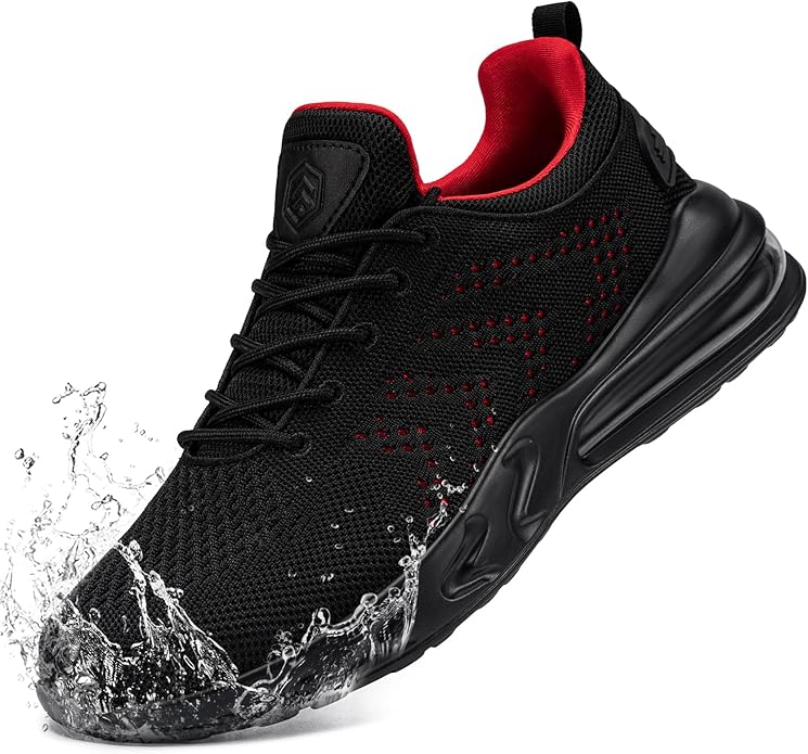 LARNMERN Men Chef Non Slip Waterproof Work Shoes Slip-on | Anti Slip Water Resistant Kitchen Shoes Restaurante Food Service Water Proof Walk Sneaker Zapatos Trabajo Antideslizantes