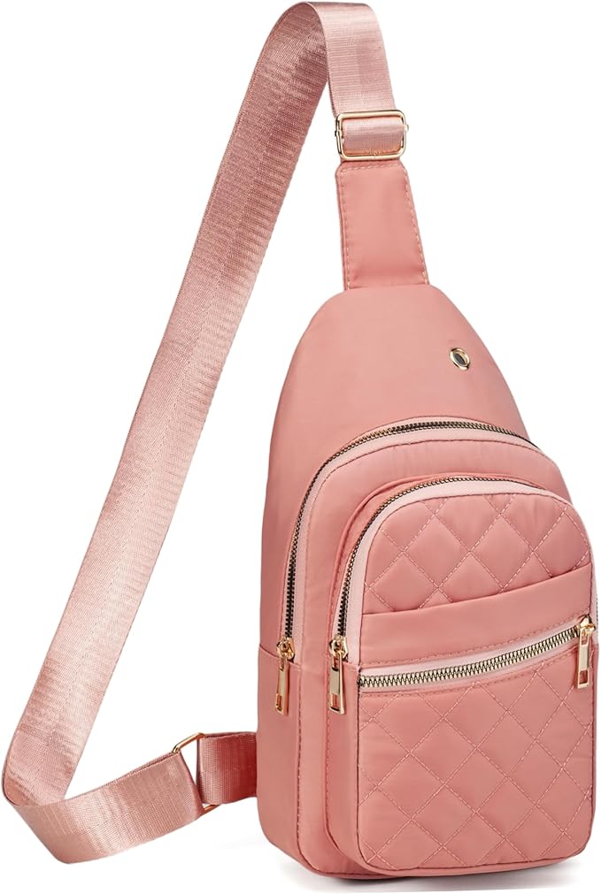 Banelu Crossbody Sling Backpack Sling Bag for Women, Small Chest Bag Daypack Fanny Packs Cross Body Bag for Outdoors Hiking Traveling