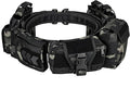 YAKEDA Tactical Battle Belts for Men- Quick Release Trigger Airsoft Belt Heavy Duty Belts with Pouches 7 PCS
