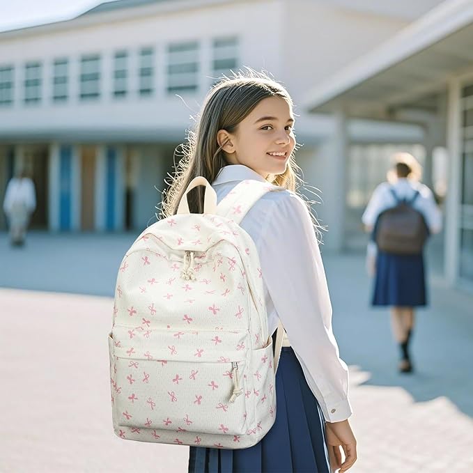 LEDAOU Backpack for Girls School Bag Kids Bookbag Teen Backpack Set Daypack with Lunch Bag and Pencil Case | Kids, Bookbag, Daypack, with Lunch Bag, and Pencil Case