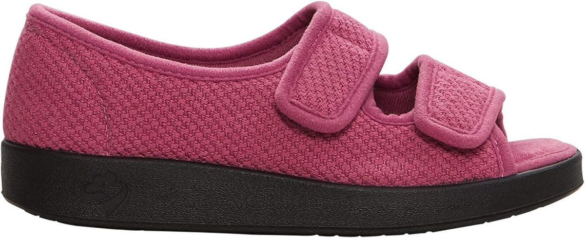 Silverts Women’s Adaptive Clothing Easy Close Sandals, Adjustable Wide Fit Shoes for Elderly, Nursing Home & Assisted Dressing