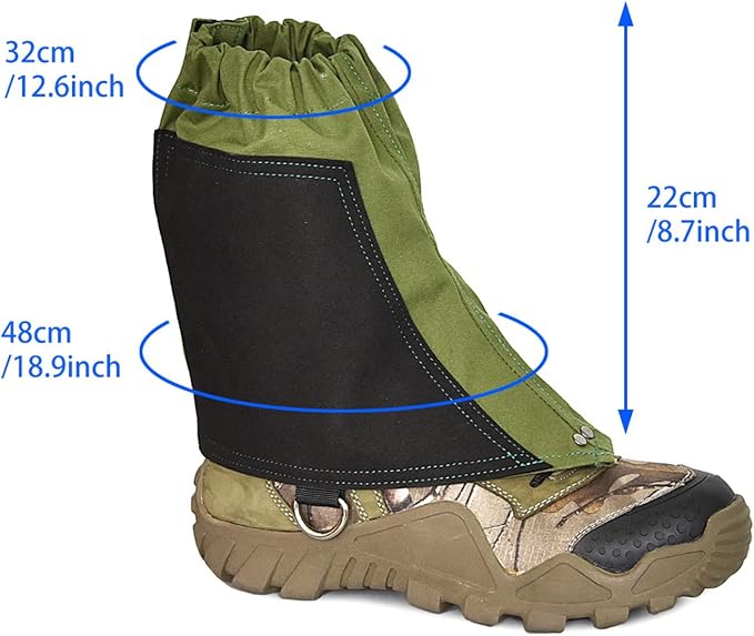 Outdoor Waterproof Leggings Trekking Breathable Leggings Mudguard Jungle Anti-Snake Bite Shoe Cover (Color: A, Size: One Size)
