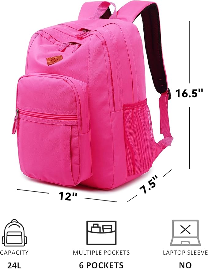 abshoo Classical Basic Travel Backpack For School Water Resistant Bookbag | For School, For School