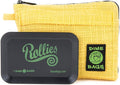 Dime Bags All-in-One Padded Pouch with Accessory Tray & Smell/Spill Proof Pocket, Protective Case for Glass Storage & Travel