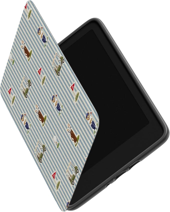 Casely Kindle Case | Clubhouse | The Caddie Print | Compatible with 7” Kindle Colorsoft and 7” Kindle Paperwhite (12th Gen 2024 Models)