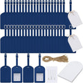 Amylove 48 Sets Leather Luggage Tags Bulk Wedding Favors Luggage Tags for Guests Bridal Gifts Wedding Bridal Shower Gift PU Leather with Name ID Card Tag for Guests