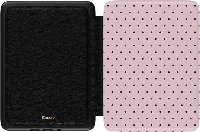Casely 6" Kindle Case | On the Dot | Pink Polka Dot | Compatible with 6-inch Amazon Kindle 2024/2022 (11th Generation)