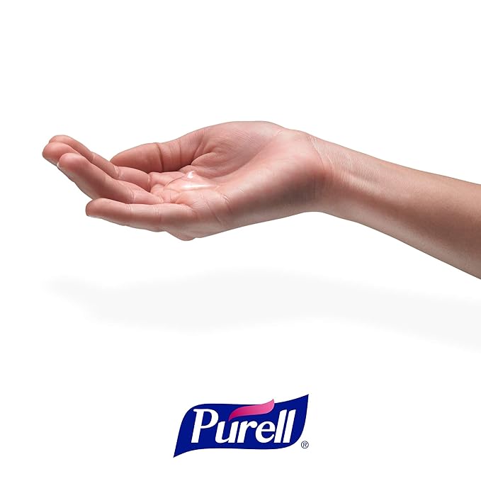Purell Advanced Hand Sanitizer Refreshing Gel, Clean Scent, 2 fl oz Travel Size Flip Cap Bottle (Pack of 6) – 3155-04-EC