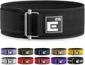 Element 26 Self-Locking Weight Lifting Belt - 4-Inch Nylon Support for Men and Women - Squat and Deadlift - Gym Training