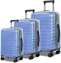 3 piece Clear Luggage Cover for Suitcase Tsa Approved Thicken PVC Plastic Suitcase Protector Cover for Baggage Travel Waterproof 20 24 28 inch