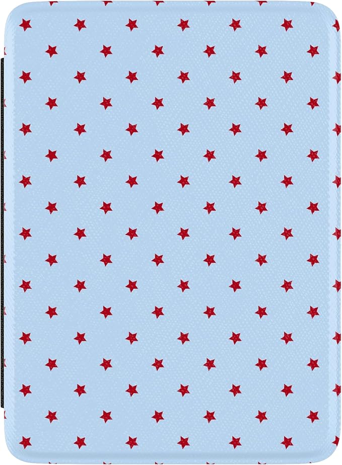 Casely Kindle Case | Tiny Stars | Red & Blue | 7” Kindle Colorsoft and 7” Kindle Paperwhite (12th Gen)