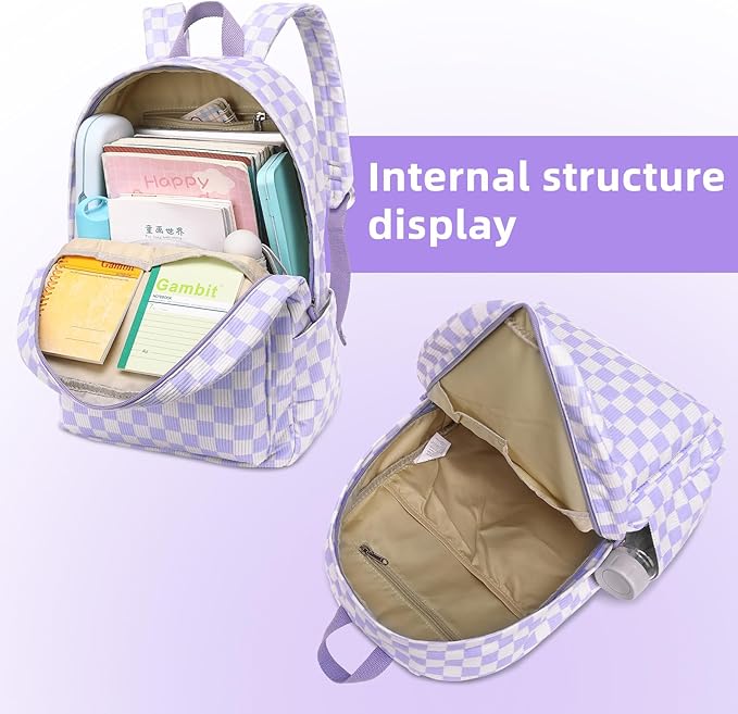LEDAOU Backpack for Girls School Bag Kids Bookbag Teen Backpack Set Daypack with Lunch Bag and Pencil Case | Kids, Bookbag, Daypack, with Lunch Bag, and Pencil Case