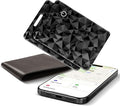 Wallet Tracker Card for Apple Find My (iOS Only), Ultra-Thin Bluetooth Tracker Smart Card Wallet Finder, IP68 Waterproof Slim Item Locator for Wallets, Keys, Passport & Luggage Tags (Diamond Black)