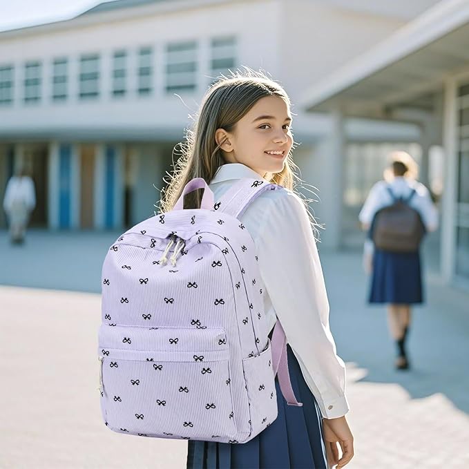 LEDAOU Backpack for Girls School Bag Kids Bookbag Teen Backpack Set Daypack with Lunch Bag and Pencil Case | Kids, Bookbag, Daypack, with Lunch Bag, and Pencil Case