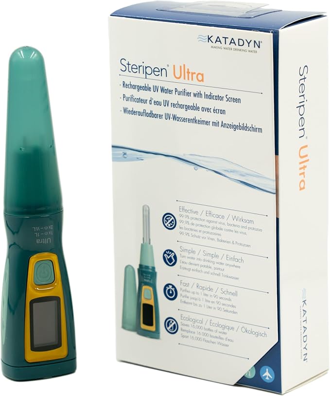 SteriPEN ULT-MP-EF SterPen Ultra UV Water Purifier, Blue, Small