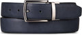 Nautica Men's Reversible Leather Belt | 2-in-1 | Classic | Everyday | Business | Work | Dress | Casual | Metal Buckle