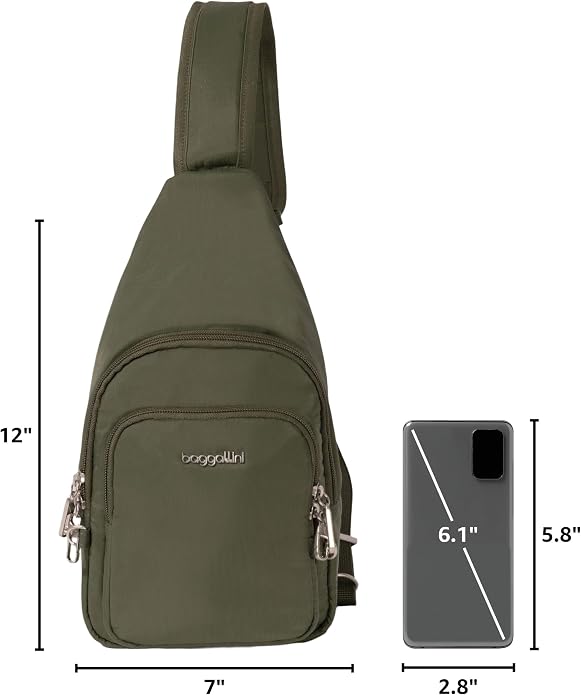 Baggallini Securtex Anti-Theft Daytripper Sling